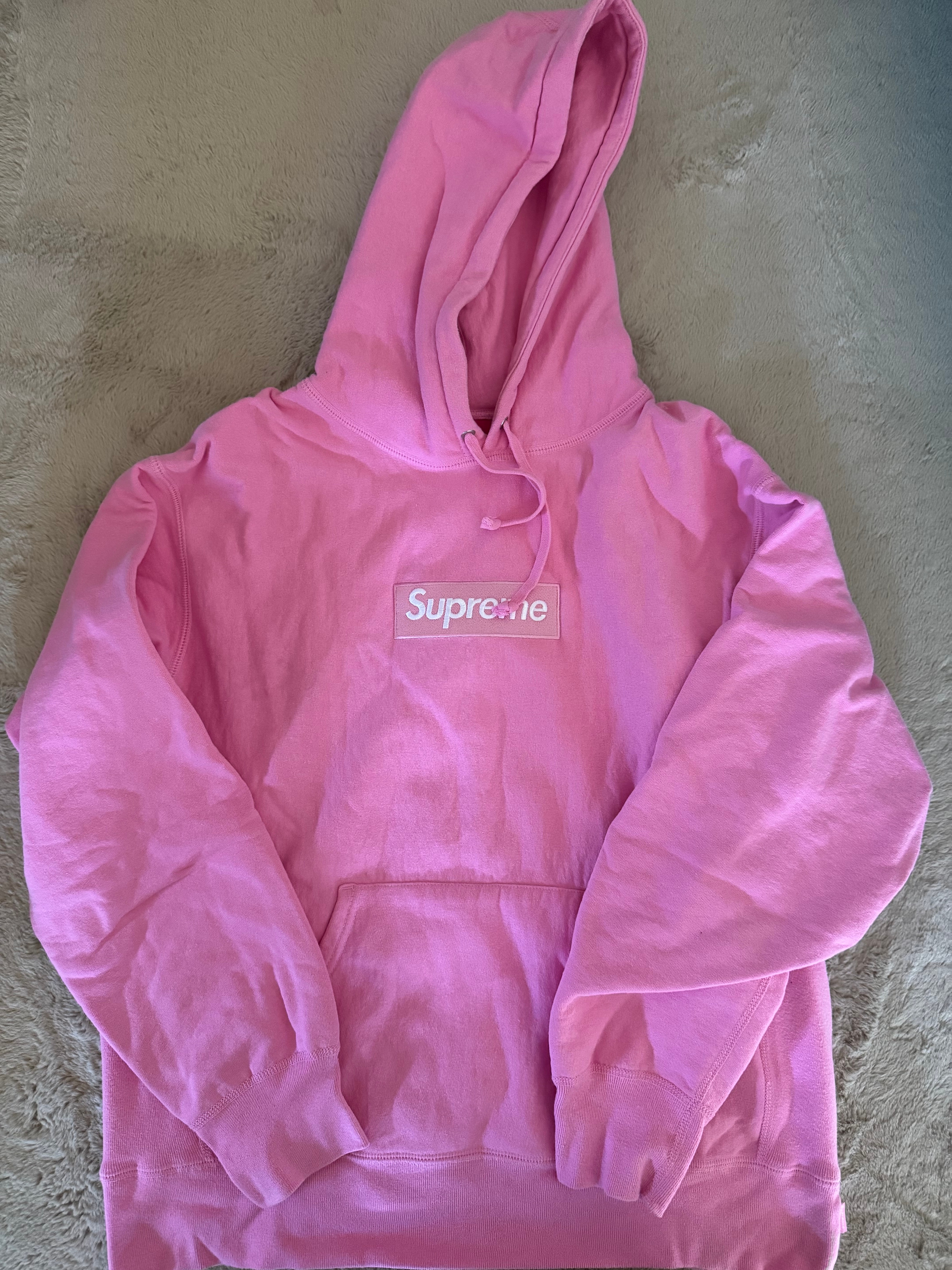 Supreme Box Logo Hooded Sweatshirt "Pink" (21FW)