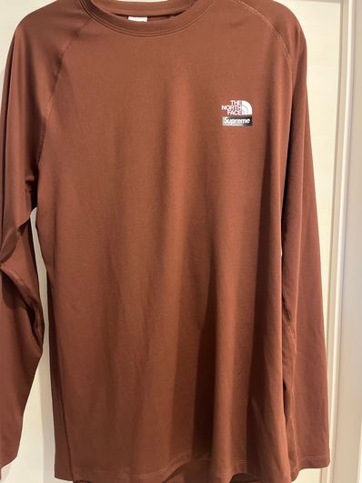 Supreme x The North Face Base Layer L/S Top "Brown"
