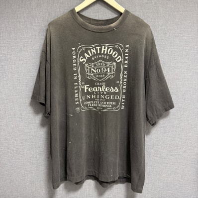 SAINT Mxxxxxx x NEIGHBORHOOD SS Tee STHD.FEARLESS "Black" 25119SMN-CSM03S / SM-HR8-0000-C70