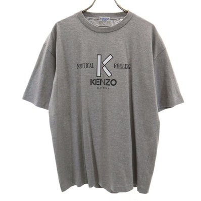 KENZO HOMME ケンゾーオム 90s 日本製 オールド 半袖 Tシャツ M グレー