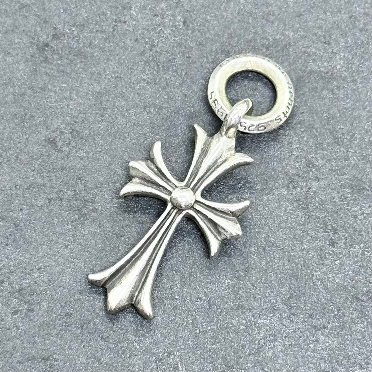 Chrome Hearts Tiny CH Cross Charm "Silver"