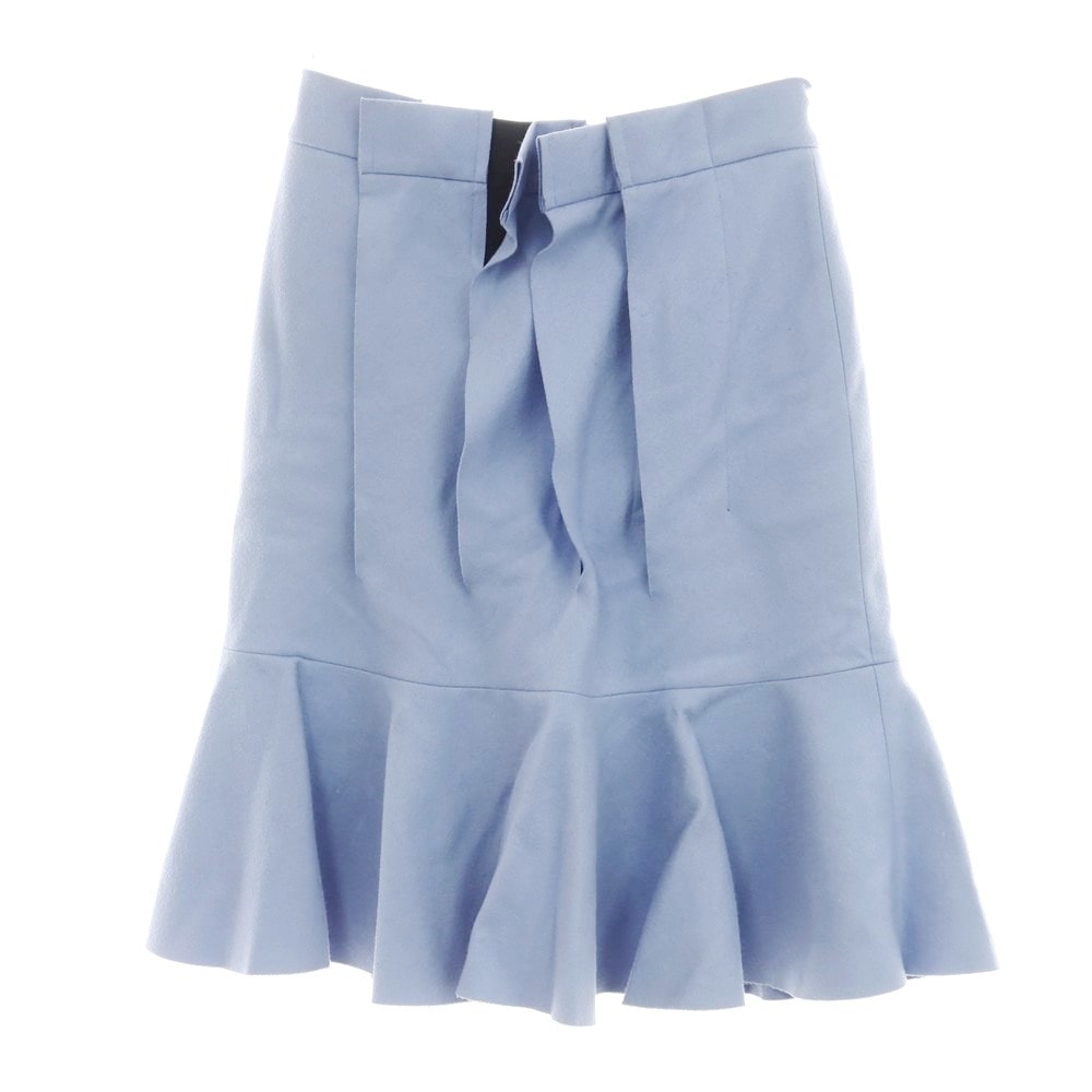 【中古】サカイ Sacai ウール フレア スカート ブルー【サイズ2】【レディース】