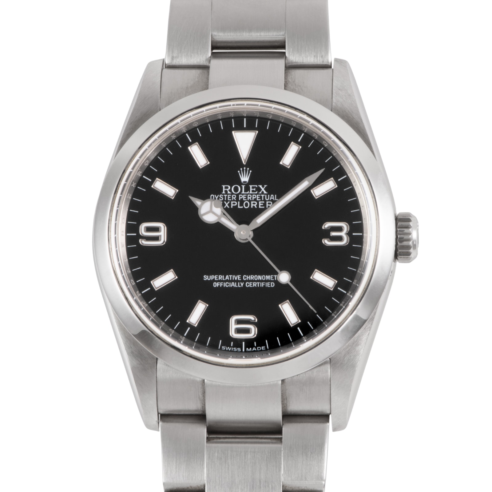 ROLEX ロレックス エクスプローラー1 ルーレット V番 114270 ステンレススチール【中古】