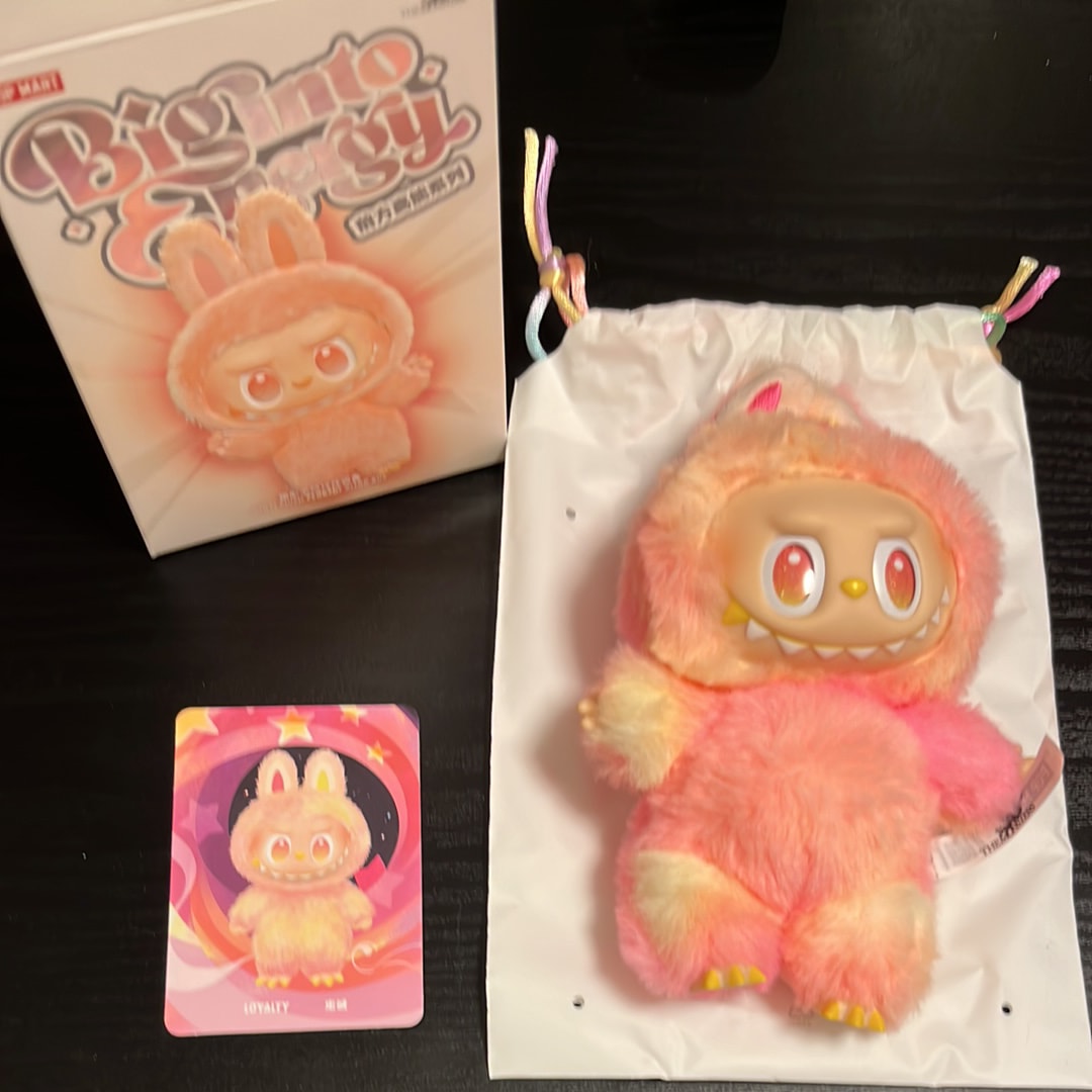 POP MART THE MONSTERS (LABUBU) Big into Energy Series Plush Pendant LOYALTY