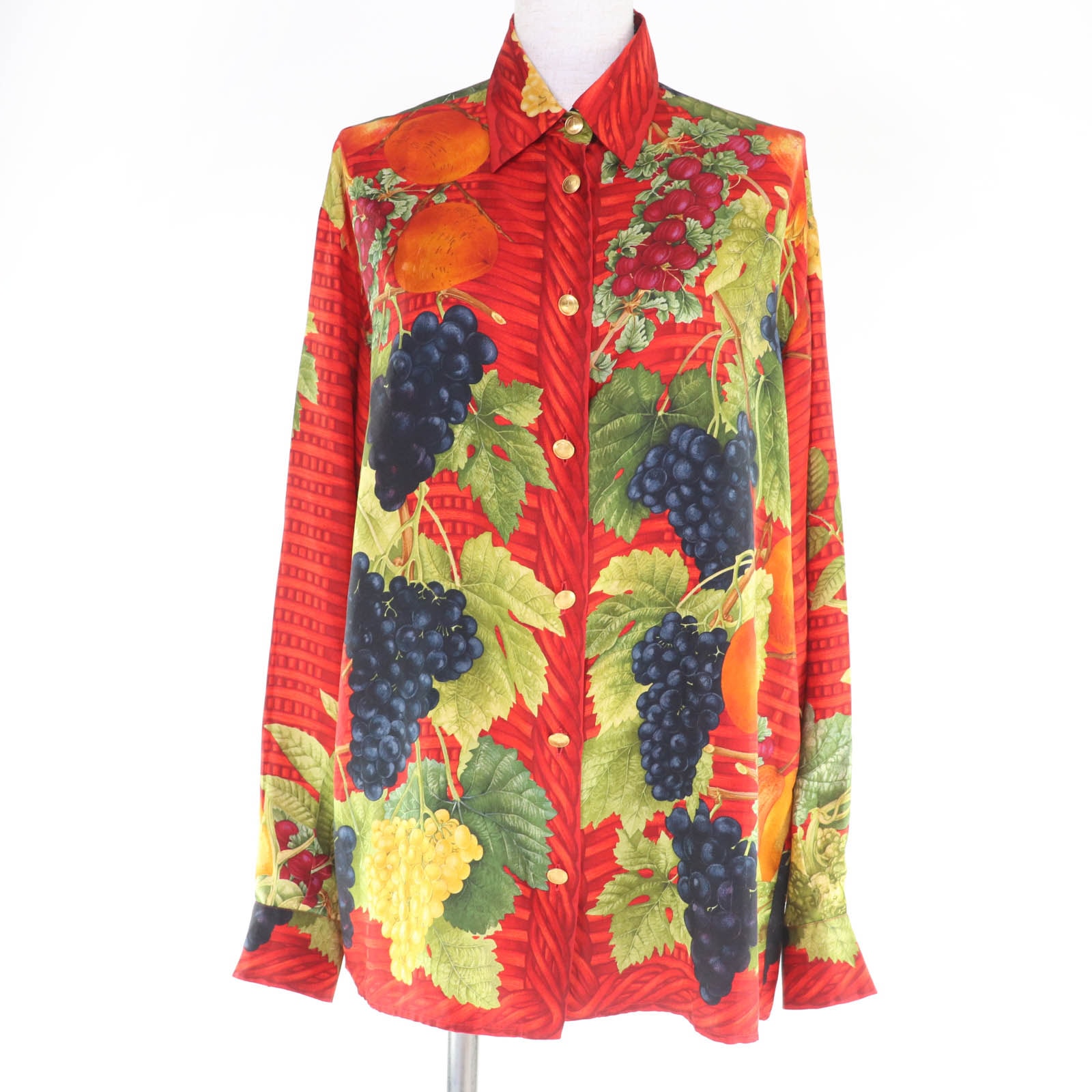 極美品 グッチ 長袖シャツ マルチカラー レディース 42