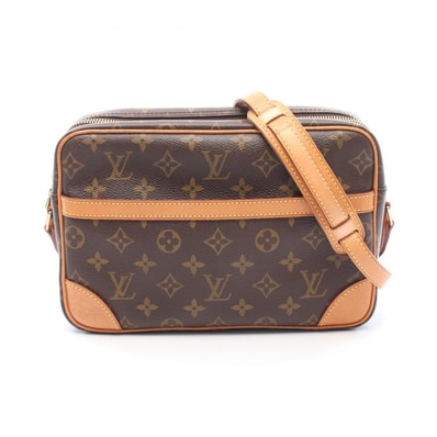 ルイ・ヴィトン LOUIS VUITTON トロカデロ27 モノグラム ショルダーバッグ バッグ PVCコーティングキャンバス レザー レディース ブラウン系 M51274 【中古】