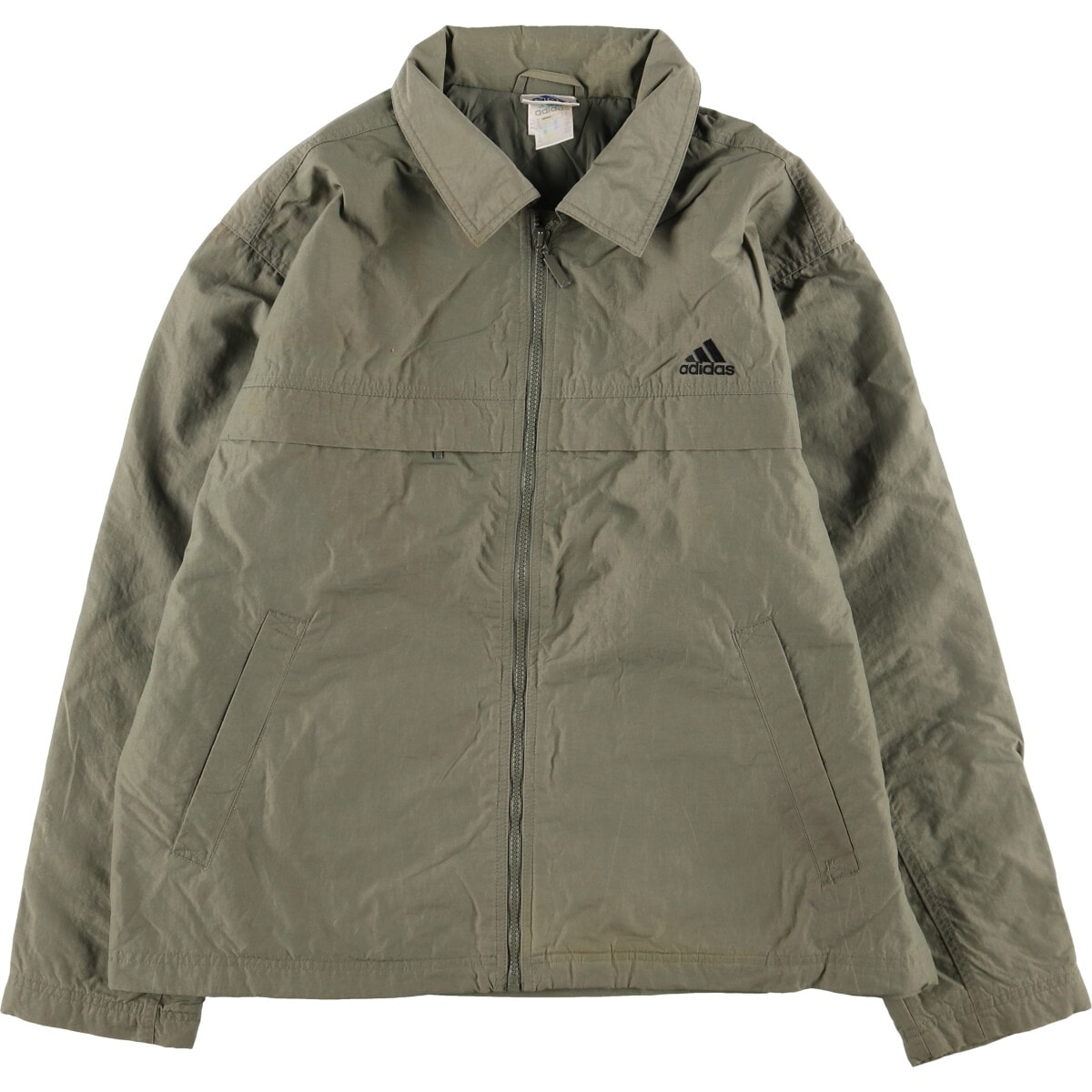 古着 90年代 アディダス adidas 襟付き 中綿ジャケット パファージャケット メンズM相当 ヴィンテージ /eaa507239 【中古】 【241215】/eaa507239