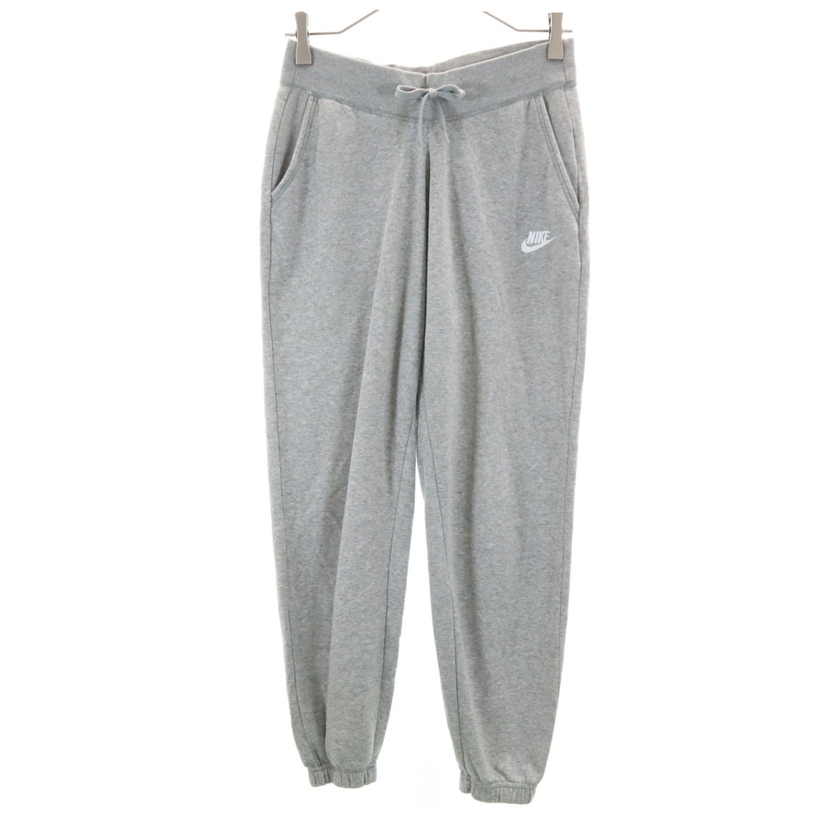 NIKE ナイキ ワンポイントロゴ スウェットパンツ S グレー 裏起毛