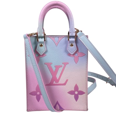 美品 LOUIS VUITTON ルイ・ヴィトン プティット・サックプラサンライズパステル M81341 ショルダーバッグ モノグラムキャンバス マルチカラー レディース【中古】