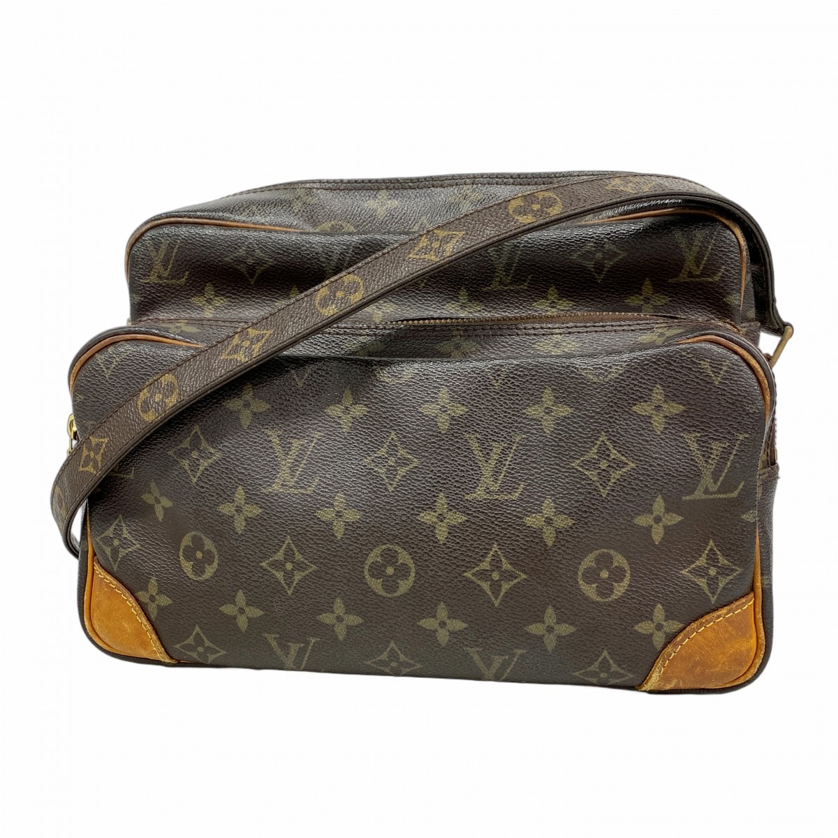 【6da0566】ルイヴィトン ショルダーバッグ モノグラム ナイル M45244 ブラウン【中古】レディース