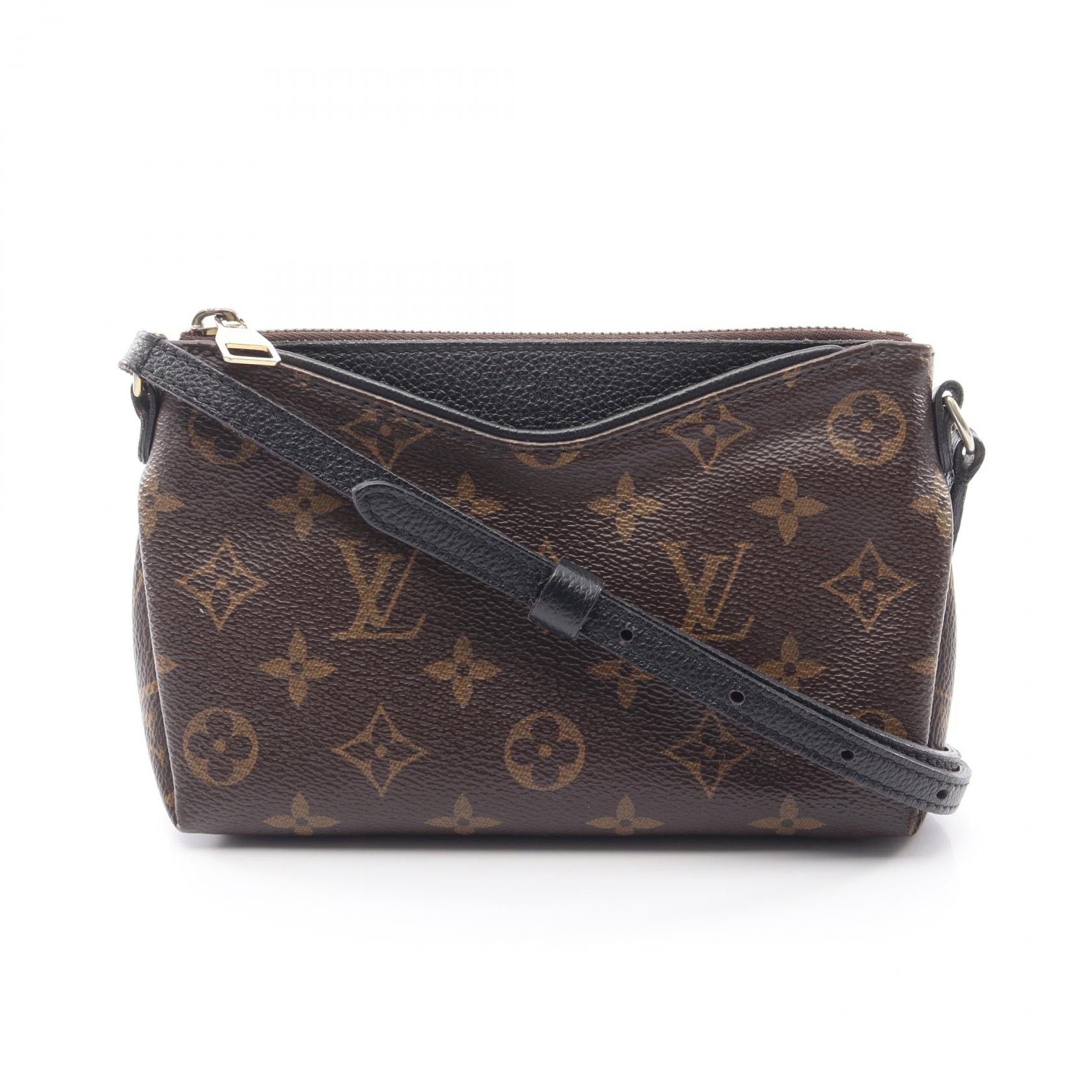 ルイ・ヴィトン LOUIS VUITTON パラスクラッチ モノグラム ハンドバッグ バッグ PVCコーティングキャンバス レザー レディース ブラウン系 / ブラック系 M41639 【中古】