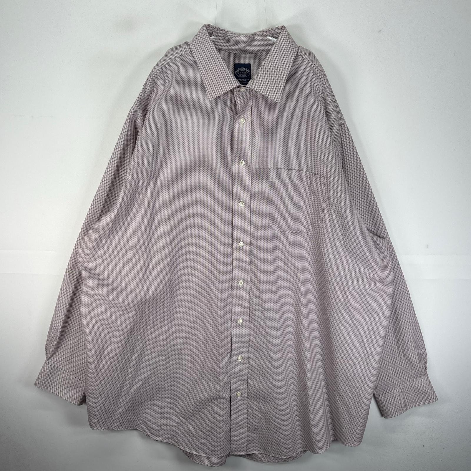 古着 ブルックスブラザーズ Brooks Brothers 長袖シャツ 胸ポケ 3XL  レッド系 チェック メンズ