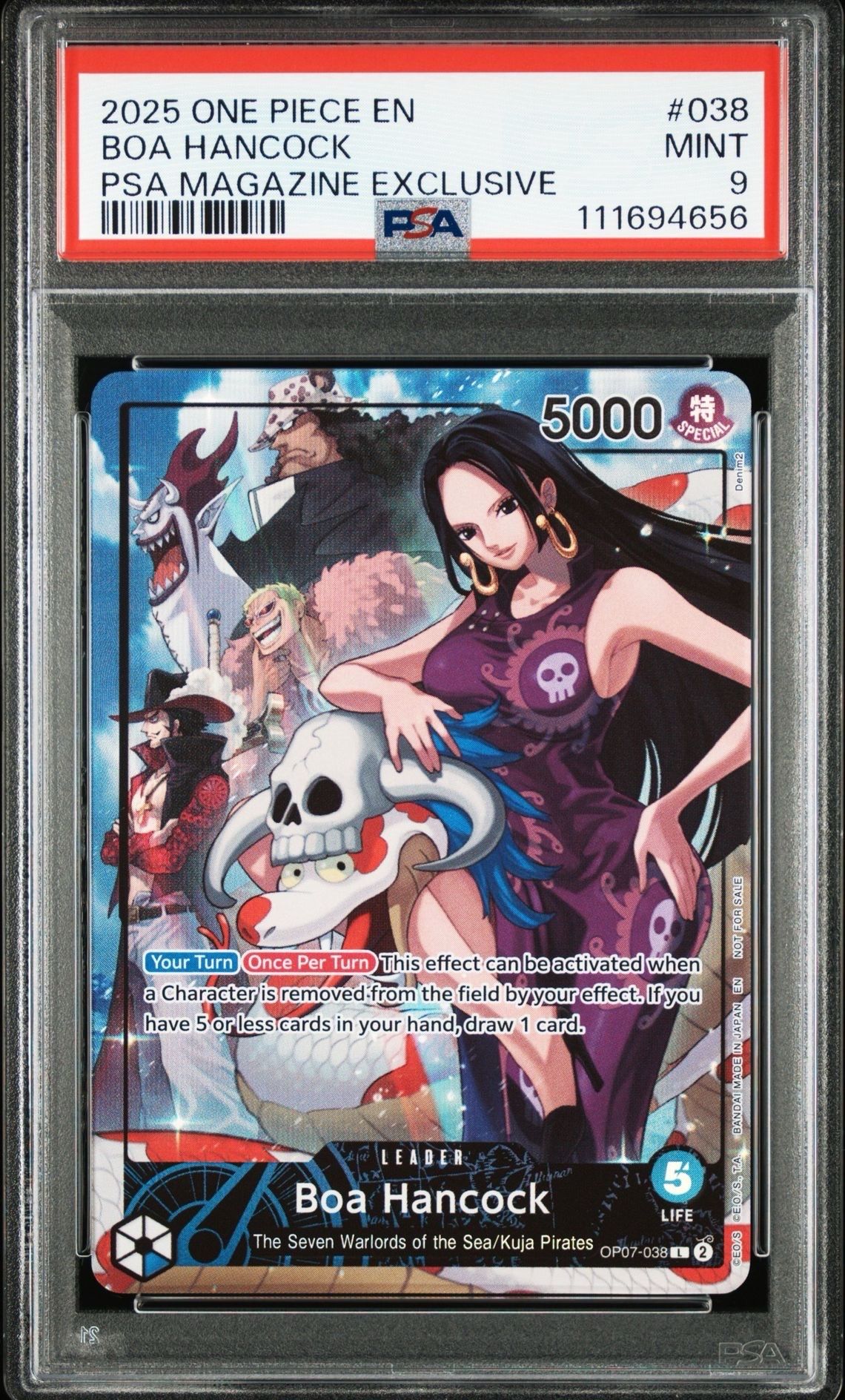 ボア・ハンコック L [OP07-038]【英語版】(PSA限定コラボプロモカード)