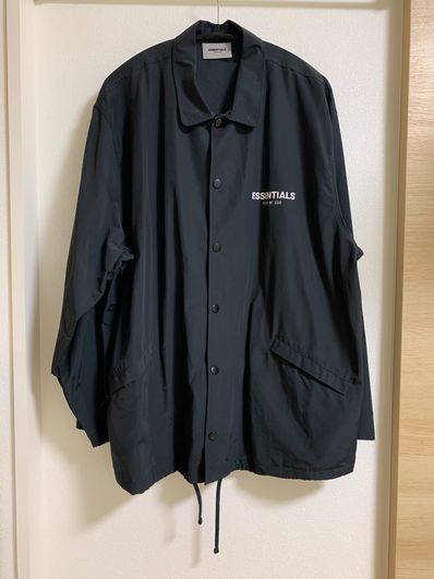 FEAR OF GOD ESSENTIALS Coach Jacket "Black"