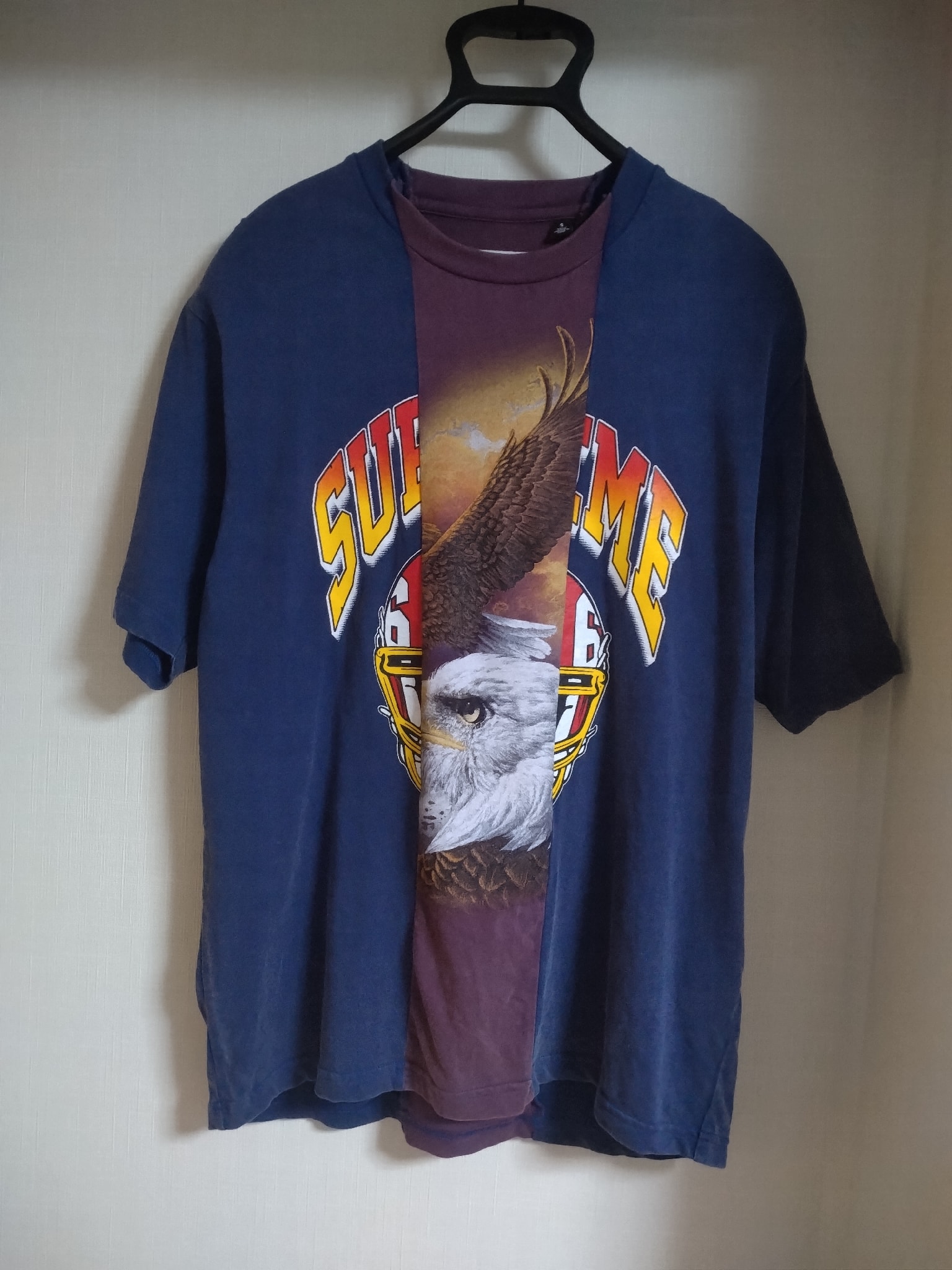 Supreme x MM6 Maison Margiela Split S/S Top "Navy"