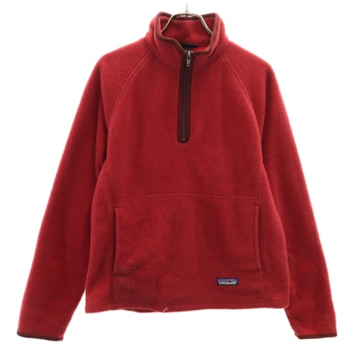 patagonia パタゴニア シンチラ ハーフジップ フリースジャケット S レッド 25740F5 アウトドア プルオーバー