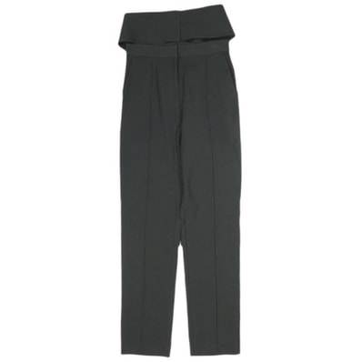 新品 CLANE クラネ 2WAY WIDE BELT TAPERED PANTS ワイドベルト テーパードパンツ 11110-7022 1 BLACK ボトムス g23083