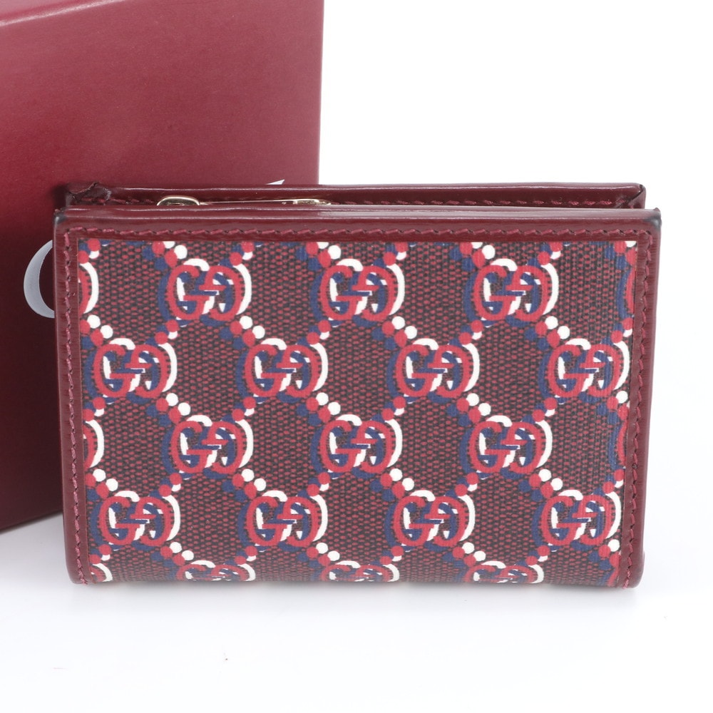 ■美品 グッチ GGシャドウ 795060 二つ折り 財布