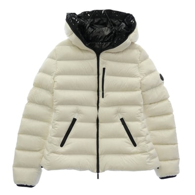 MONCLER モンクレール H20931A00093 53132 HERBE エルブ フードロゴ ダウン ジャケット ホワイト系【中古】