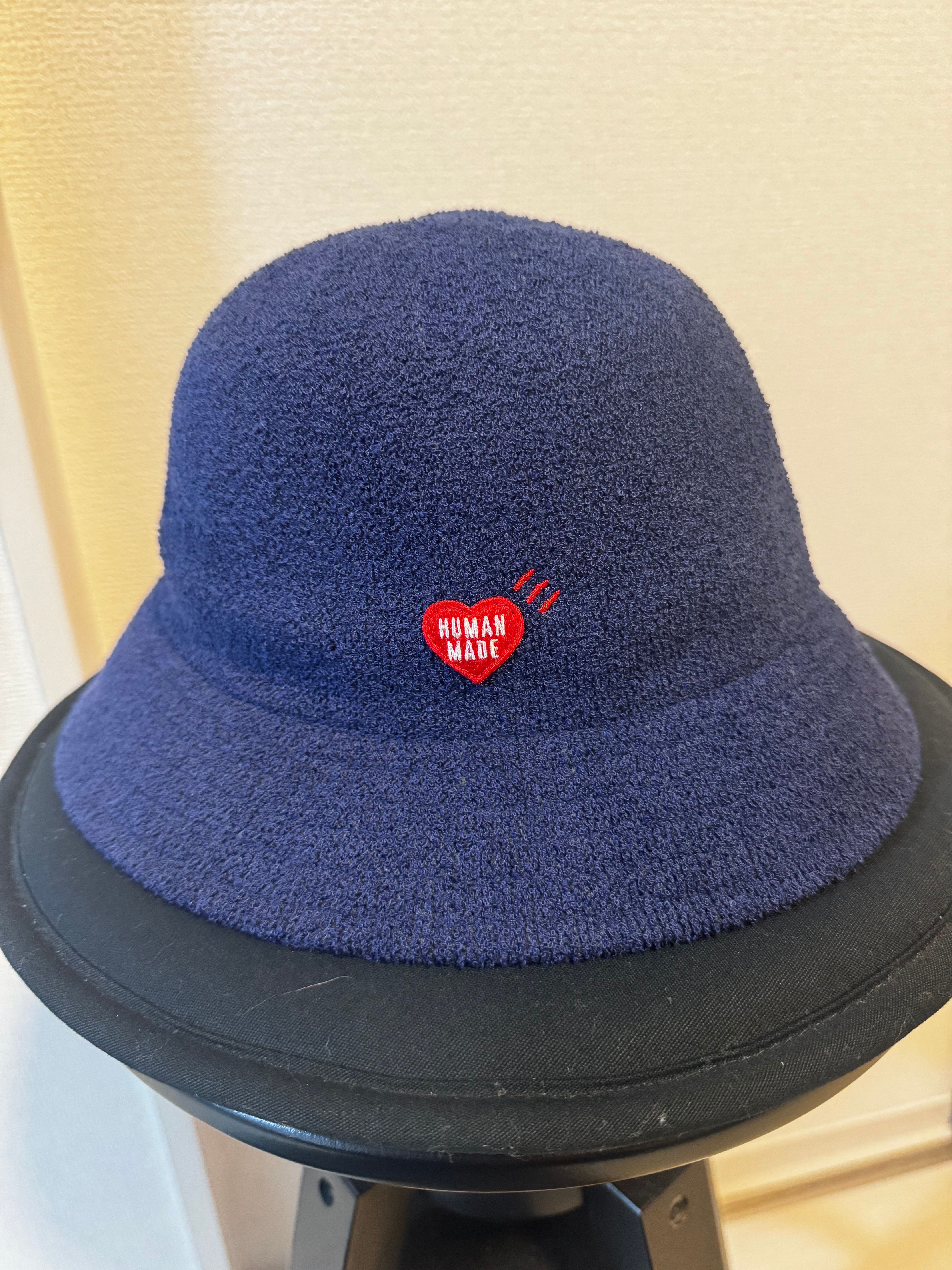 HUMAN MADE Pile Bucket Hat "Navy"