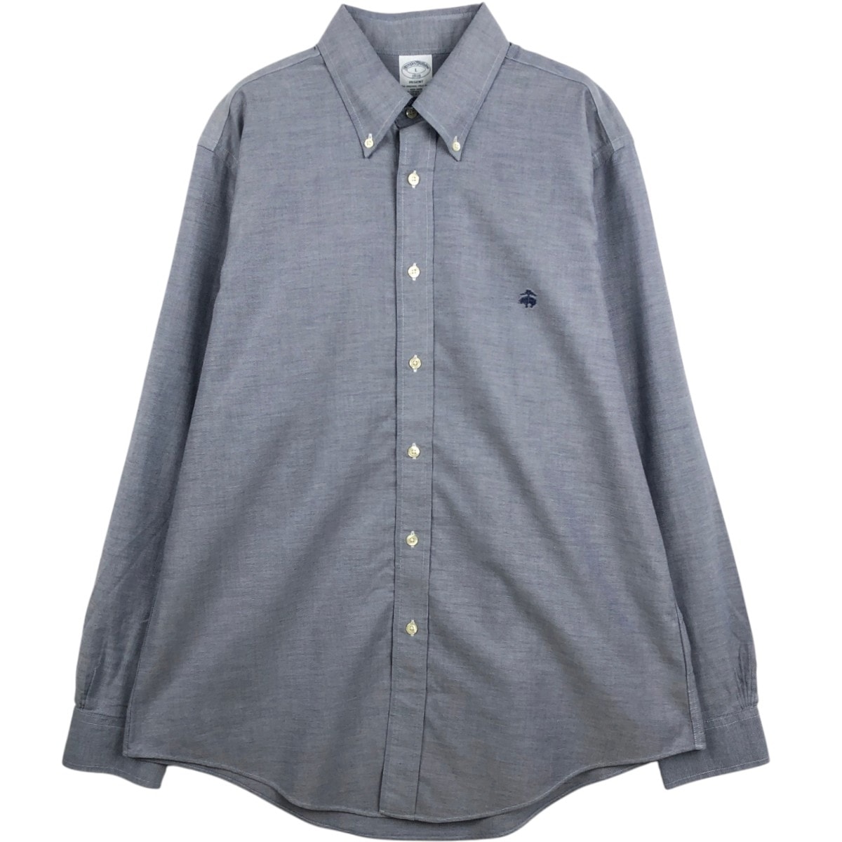 古着 ブルックスブラザーズ Brooks Brothers 1818 長袖 ボタンダウンシャツ メンズL相当/eaa676847