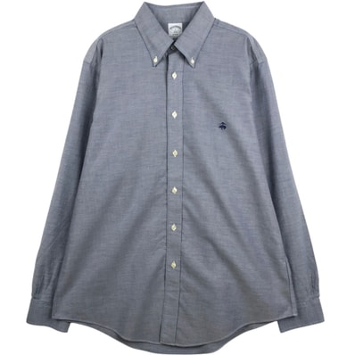 古着 ブルックスブラザーズ Brooks Brothers 1818 長袖 ボタンダウンシャツ メンズL相当/eaa676847