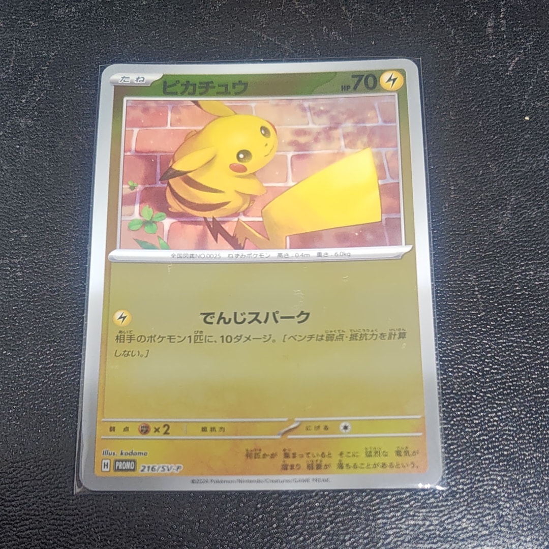 ピカチュウ P [SV-P 216](プロモカードパック「ポケカの夏がキタ!プロモカードGetキャンペーン!」)