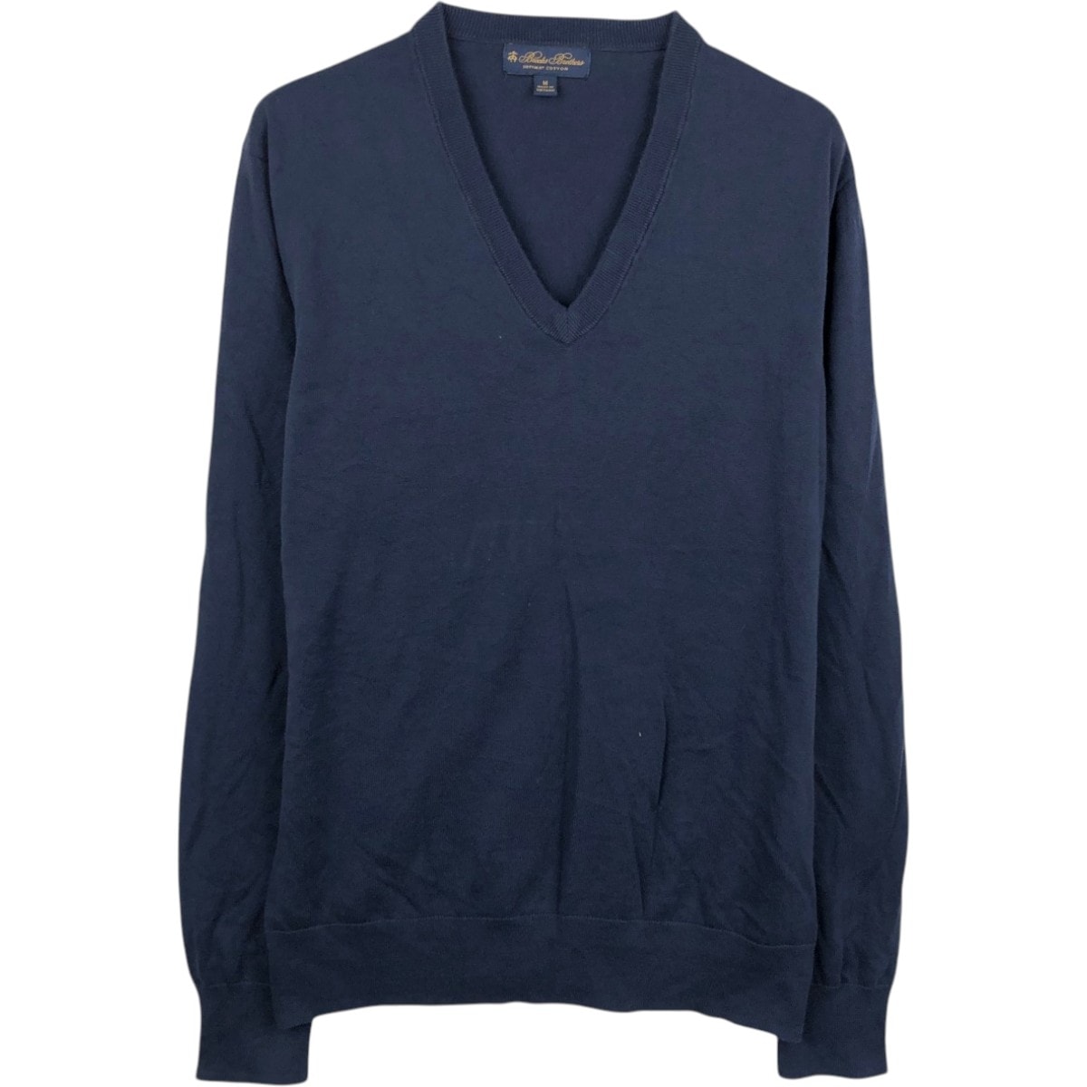 古着 ブルックスブラザーズ Brooks Brothers Vネック コットンニットセーター メンズM相当/eaa654155