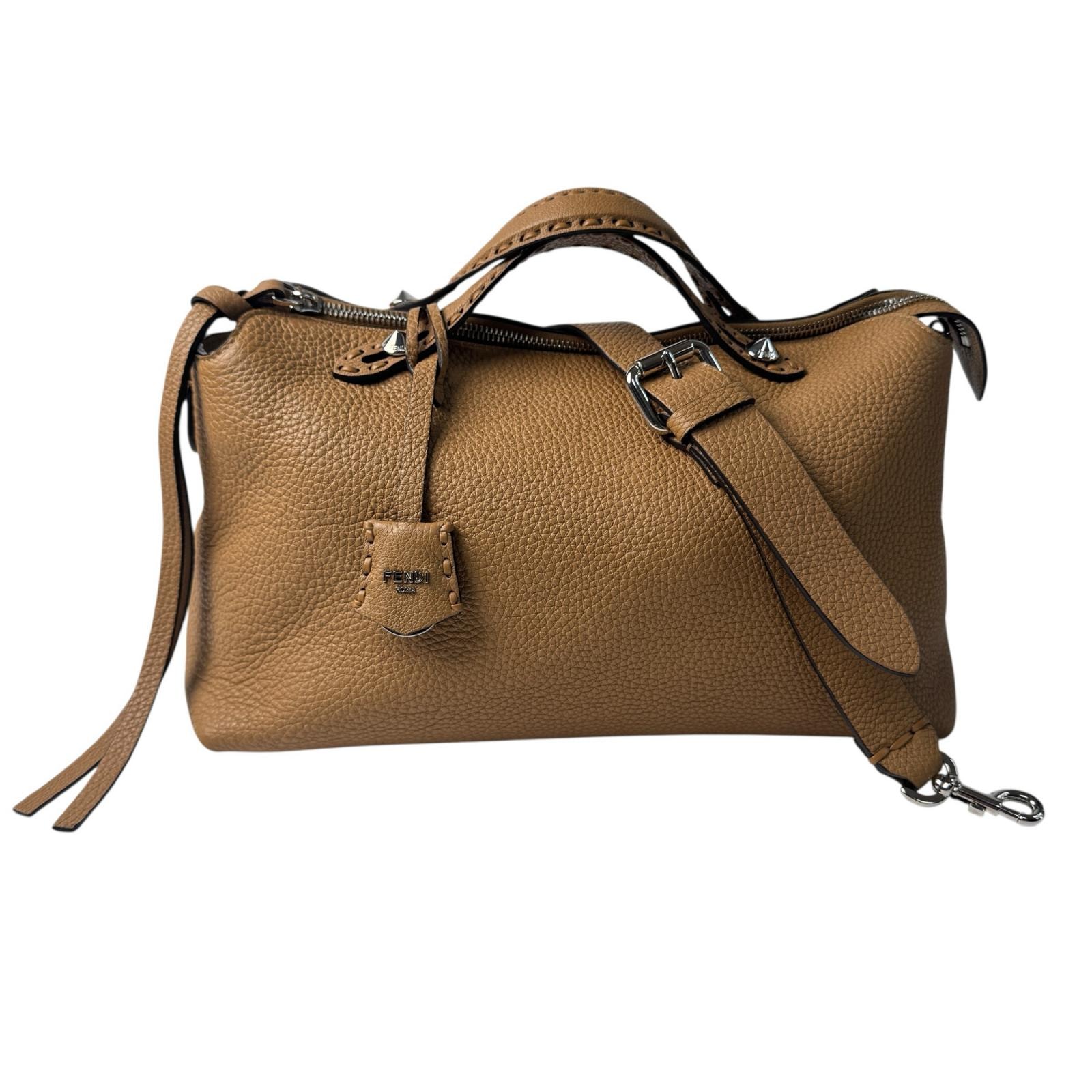 美品 フェンディ FENDI バイザウェイ ラージ セレリア 2way ハンドバッグ ショルダーバッグ 斜めがけ クロスボディ レディース