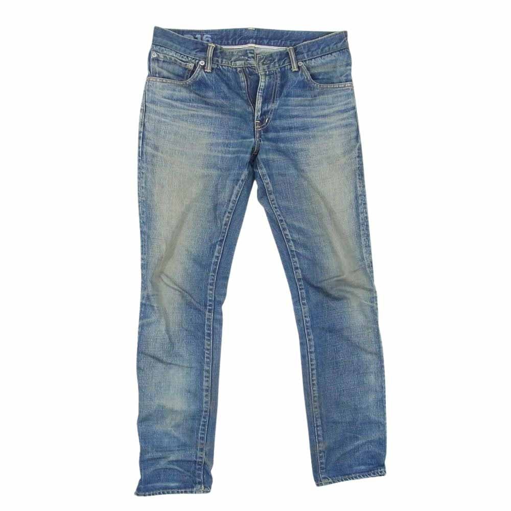 VISVIM ビズビム 18AW 0118205005032 SOCIAL SCULPTURE 04 DAMAGED-16 ソーシャルスカルプチャーデニム ダメージ加工 デニムパンツ インディゴブルー系 32【中古】