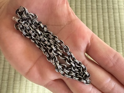 Chrome Hearts Paper Chain Necklace "Silver"