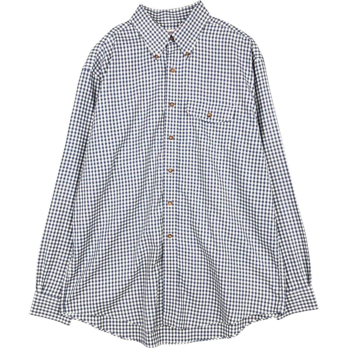 古着 ブルックスブラザーズ Brooks Brothers 長袖 ボタンダウンチェックシャツ メンズL相当/eaa673026