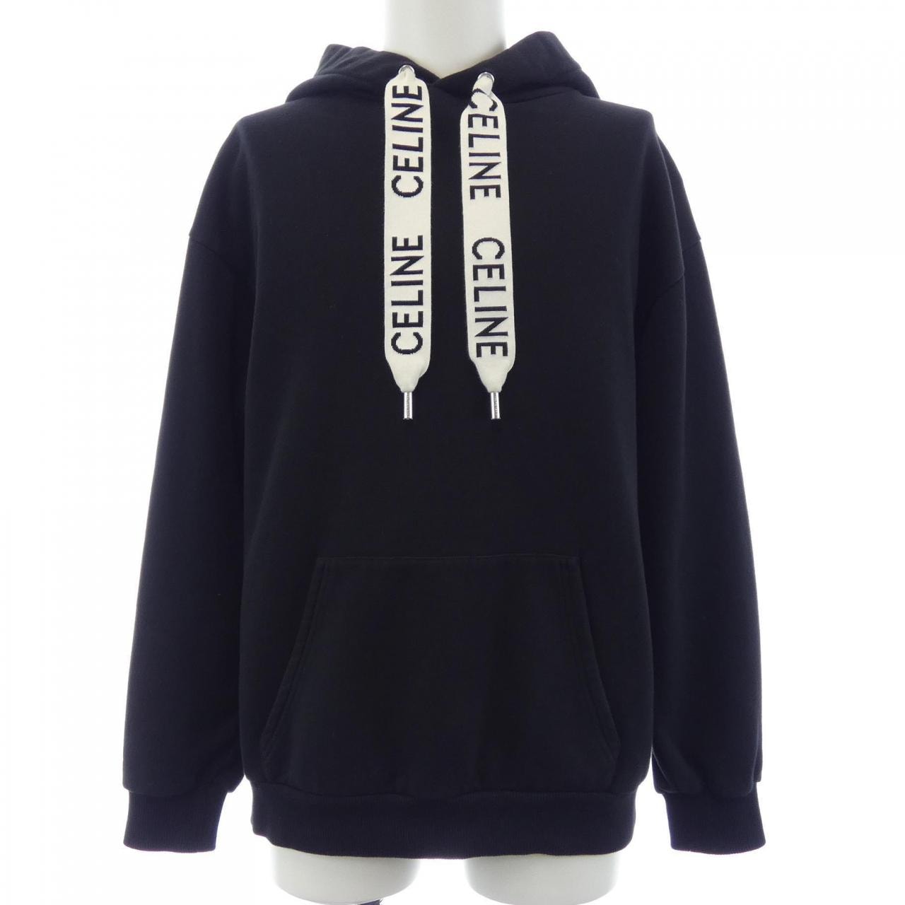 セリーヌ CELINE CELINE ルーズ フーディー / コットンフリース 2Y468670Q パーカー