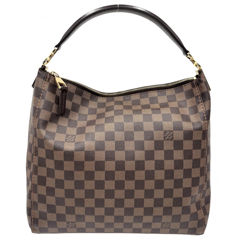 LOUIS VUITTON ルイヴィトン ハンドバッグ ダミエ ポートベローPM ショルダーバッグ 肩掛け かばん 鞄 N41184    ブラウン 茶 ゴールド金具 レディース 美品【中古品】