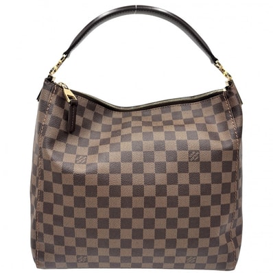 LOUIS VUITTON ルイヴィトン ハンドバッグ ダミエ ポートベローPM ショルダーバッグ 肩掛け かばん 鞄 N41184 ブラウン 茶 ゴールド金具 レディース 美品【中古品】