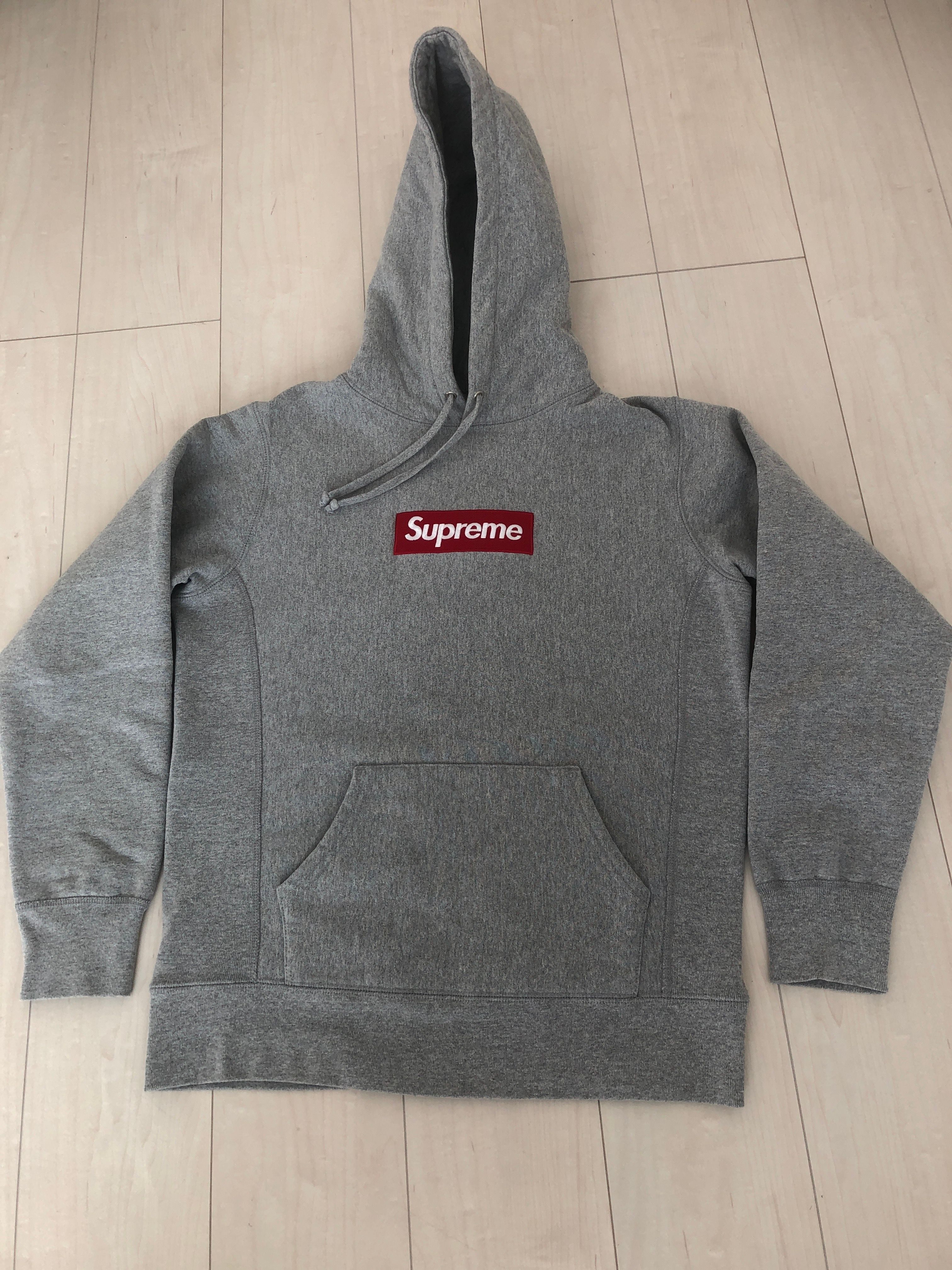 Supreme Box Logo Hooded Sweatshirt "Heather Grey" (16FW)