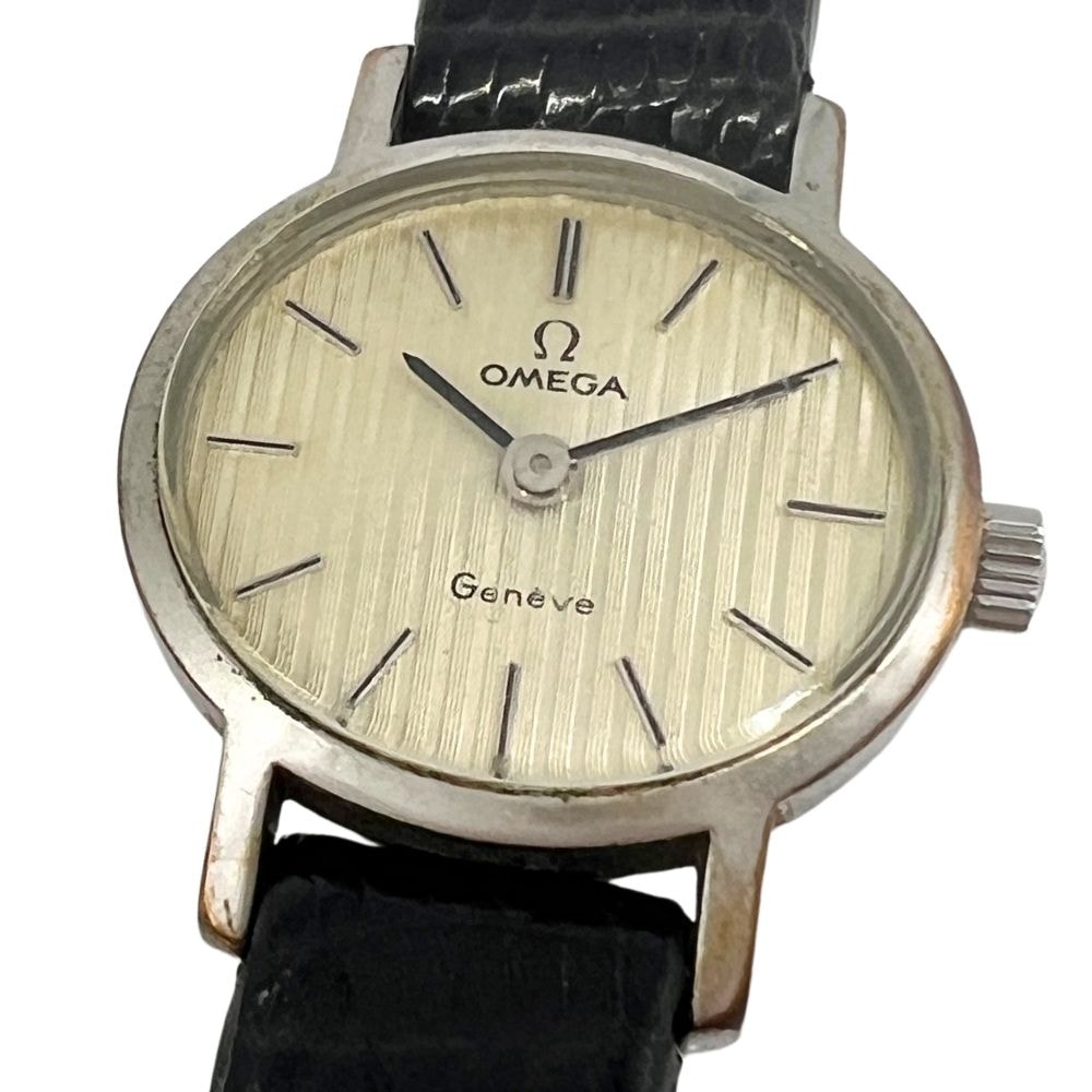 OMEGA オメガ ジュネーブ 手巻き レディース ベルト社外品 腕時計 C1167
