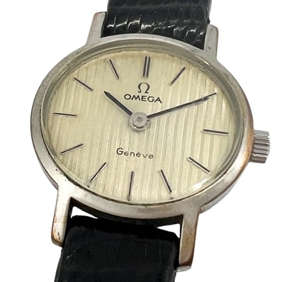 OMEGA オメガ ジュネーブ 手巻き レディース ベルト社外品 腕時計 C1167