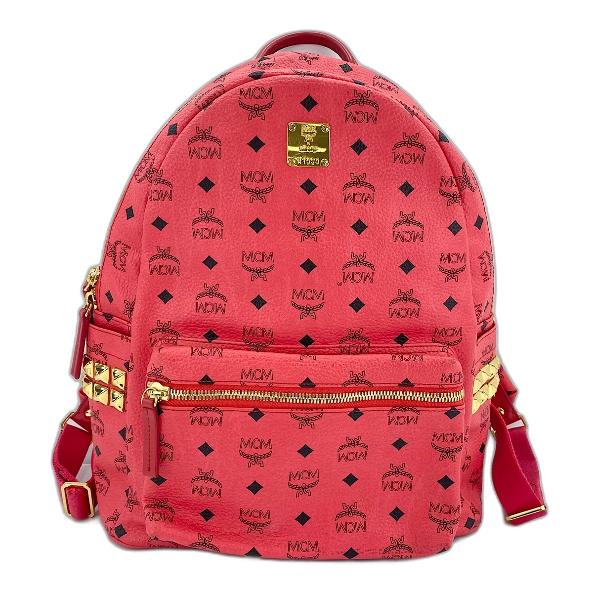 エム・シー・エム MCM スタッズ リュック・デイパック【中古】