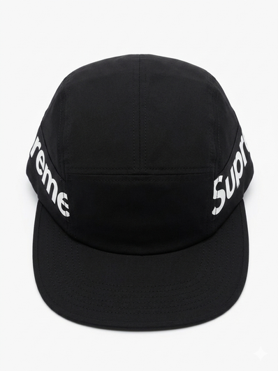 Supreme Side Panel Camp Cap (18FW) "Black"