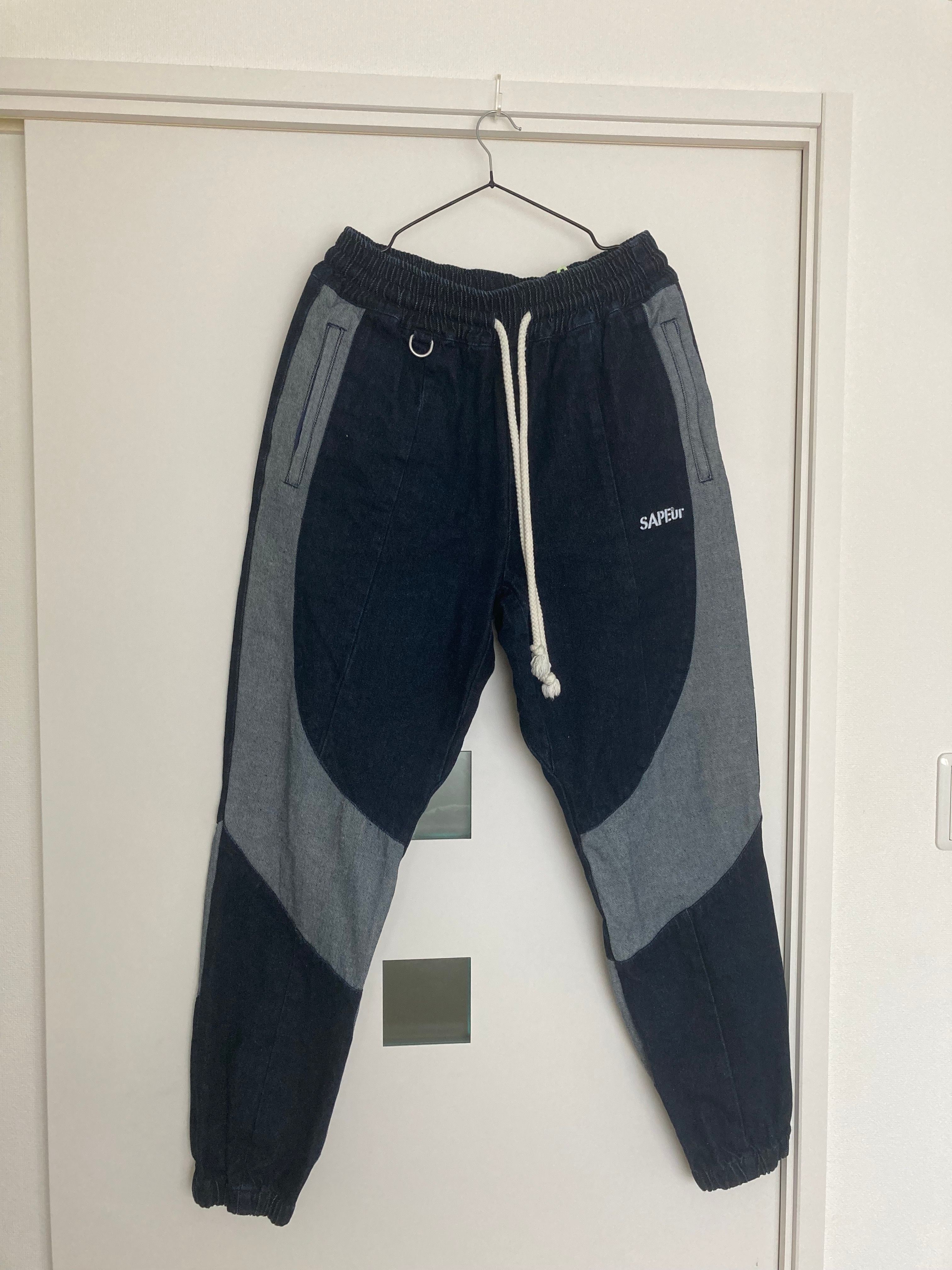 SAPEur DENIM TRACK PANTS "Indigo"