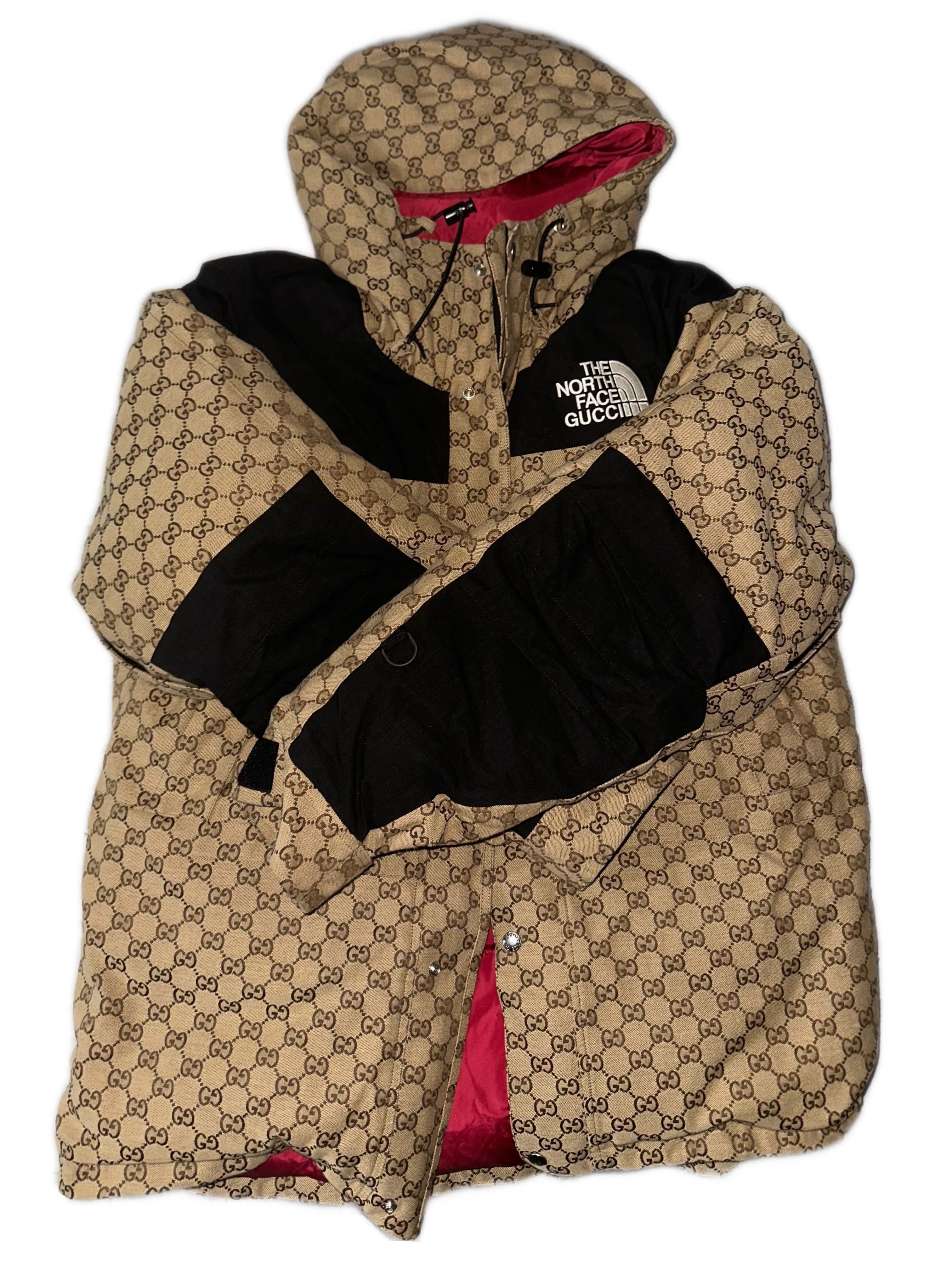 GUCCI × The North Face Down Jacket "Beige Ebony"