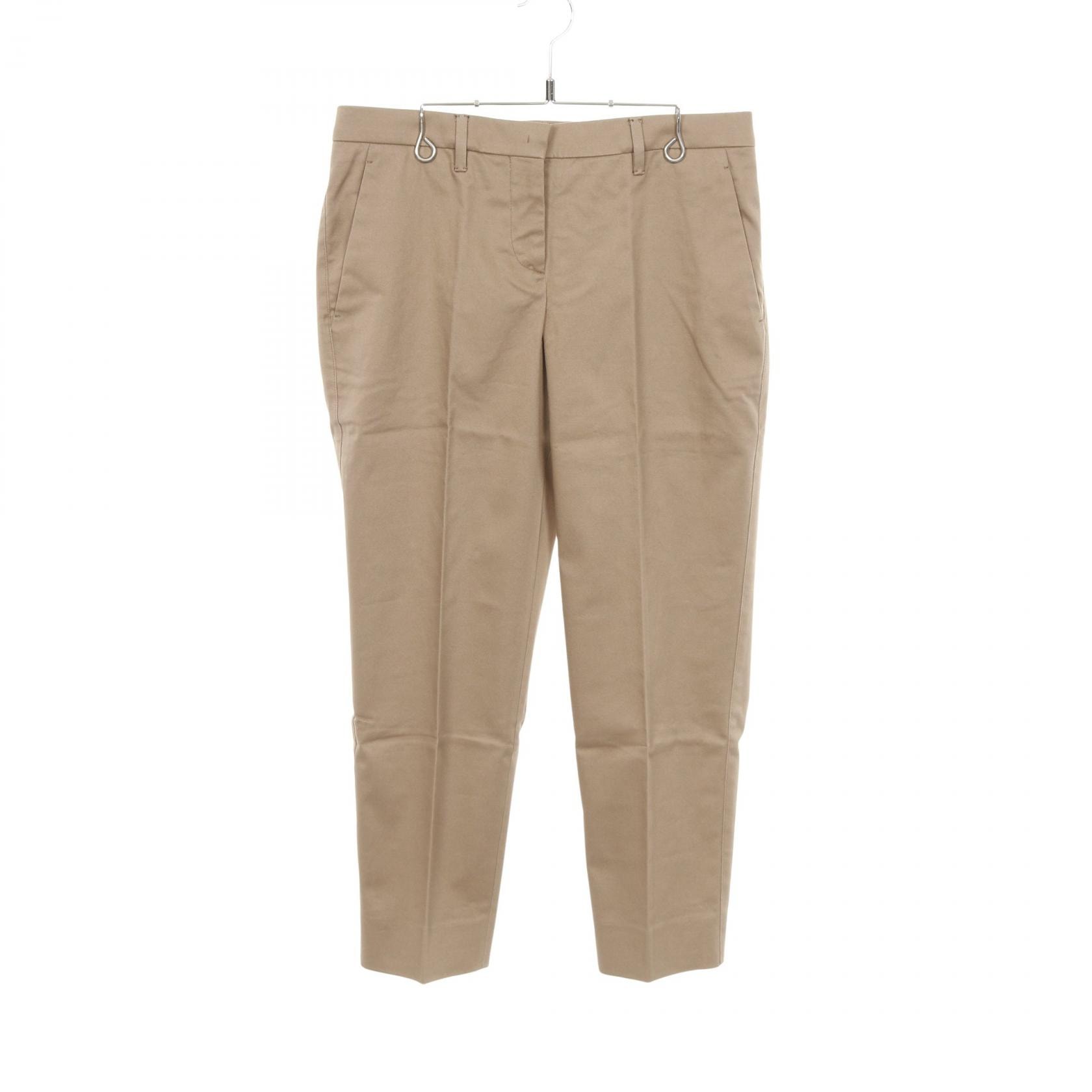 ミュウ ミュウ Miu Miu パンツ 衣料品 ボトムス コットン レディース ベージュ系 【中古】