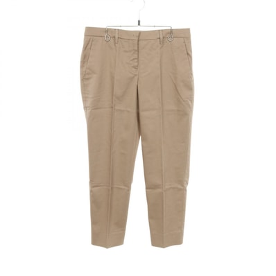 ミュウ ミュウ Miu Miu パンツ 衣料品 ボトムス コットン レディース ベージュ系 【中古】