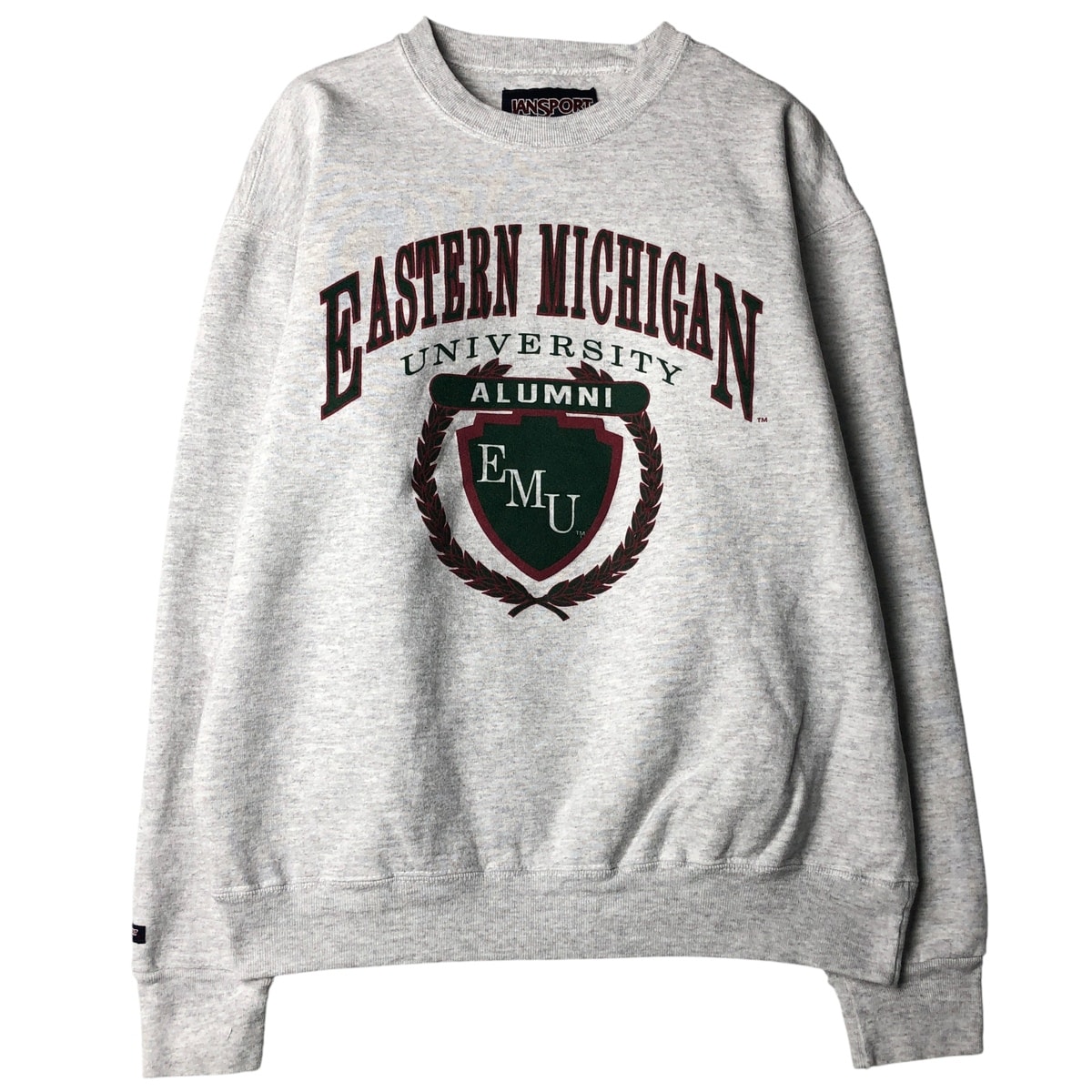 古着 90年代 ジャンスポーツ JANSPORT 3連プリント カレッジスウェットシャツ トレーナー メンズL相当 ヴィンテージ/eaa606065