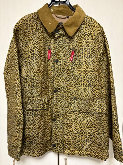 Supreme Barbour Lightweight Waxed Cotton Field Jacket "Leopard"