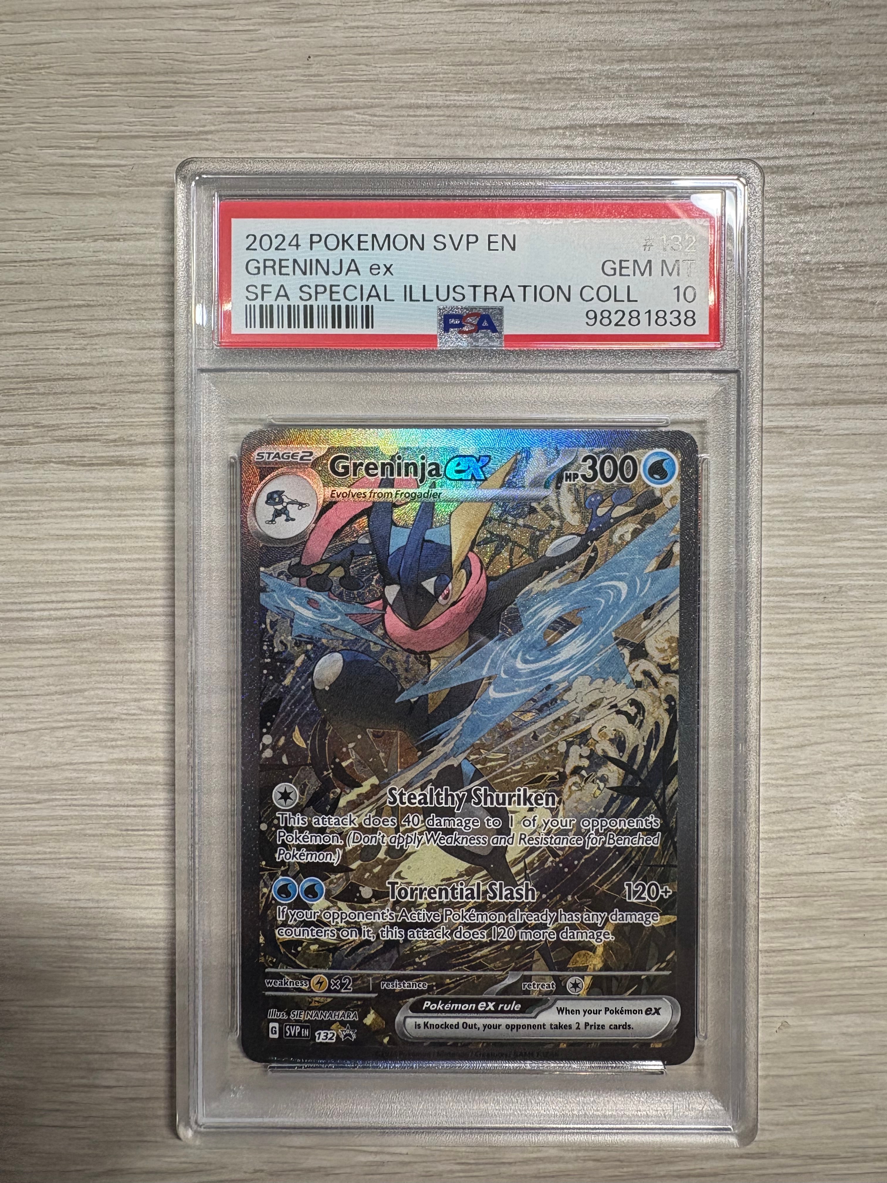 ゲッコウガex P [SVP EN 132]【英語版】(スカーレット&バイオレット「シュラウデッドフェイブル ゲッコウガex スペシャルイラストレーション コレクション」)