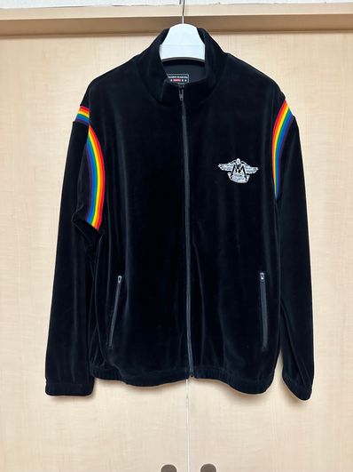 Supreme x HYSTERIC GLAMOUR Velour Track Jacket "Black"