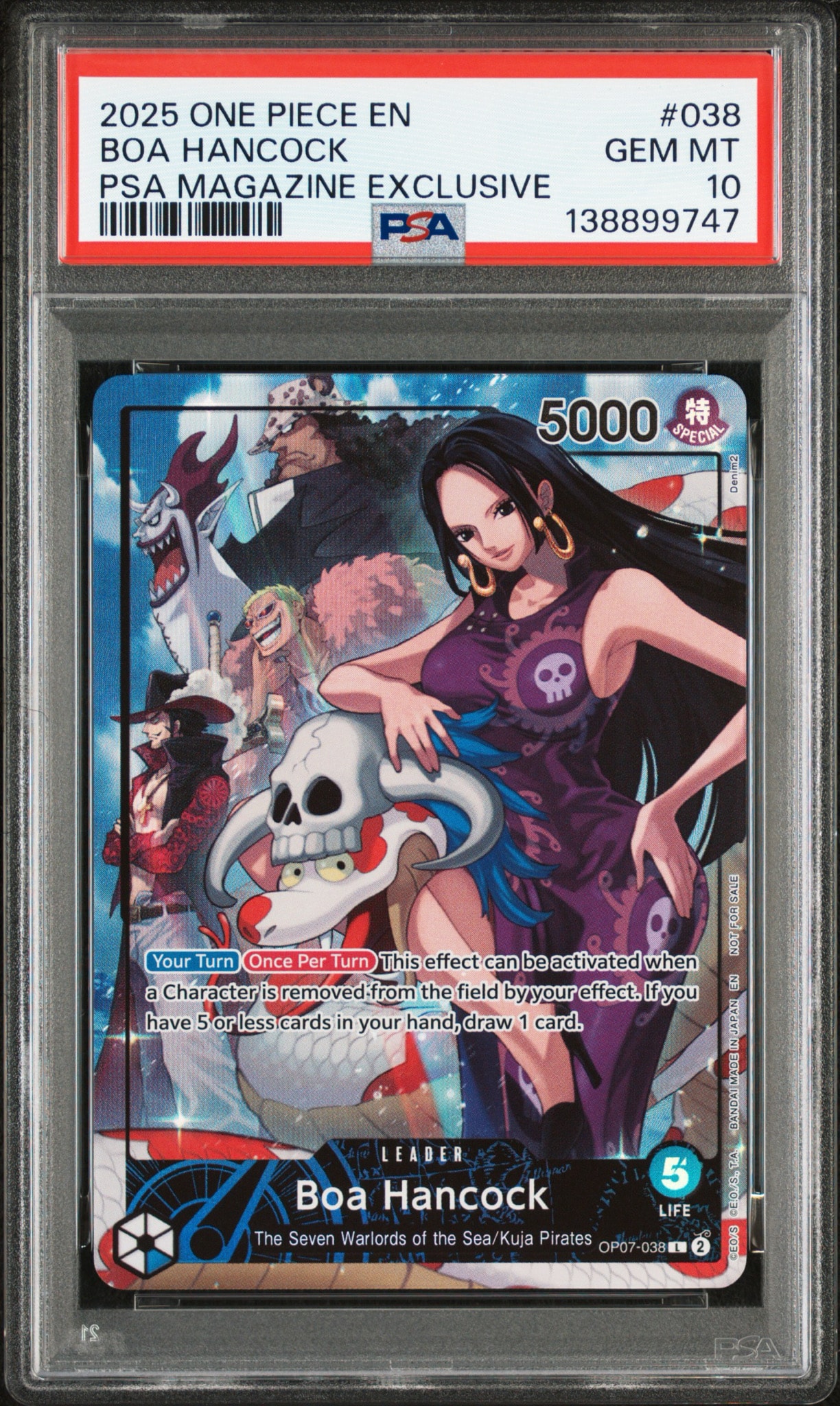 PSA10 ドンキホーテ・ロシナンテ L-P OP05-022 PSA10】ドンキホーテ・ロシナンテ L-P [OP05-022] (ブースターパック
