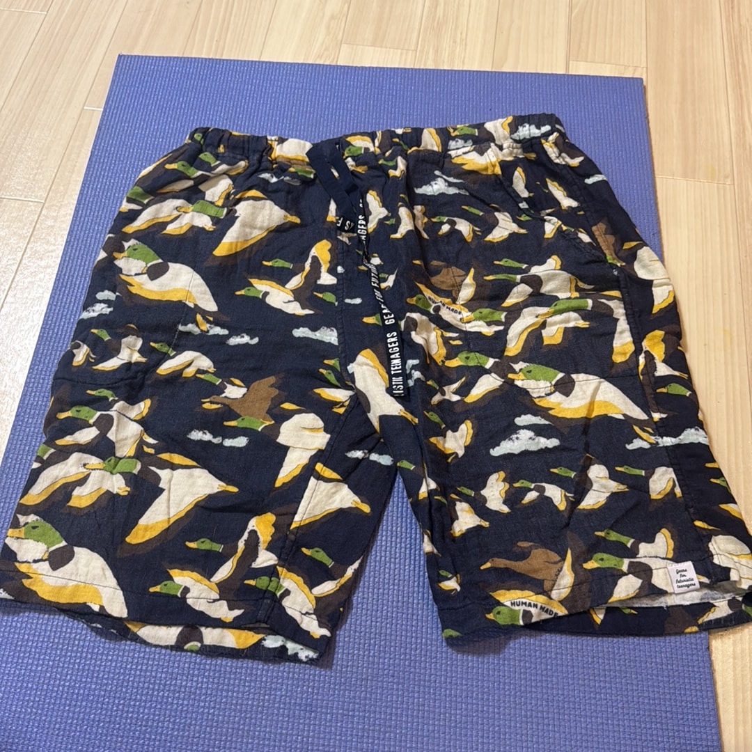 HUMAN MADE Duck Gauze Shorts "Navy"